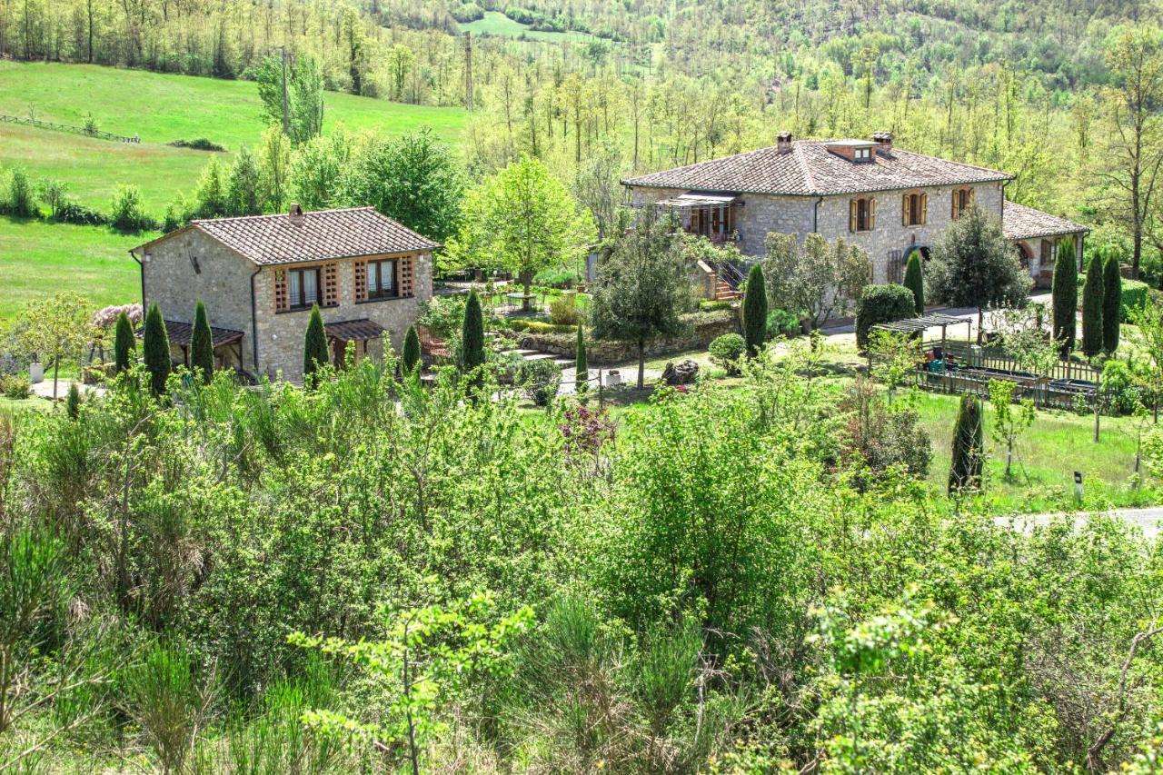 Ca'Novae - Tuscany Farmhouse Montieri Bagian luar foto