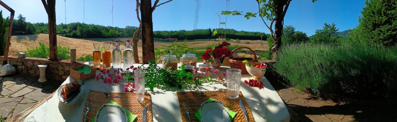 Ca'Novae - Tuscany Farmhouse Montieri Bagian luar foto