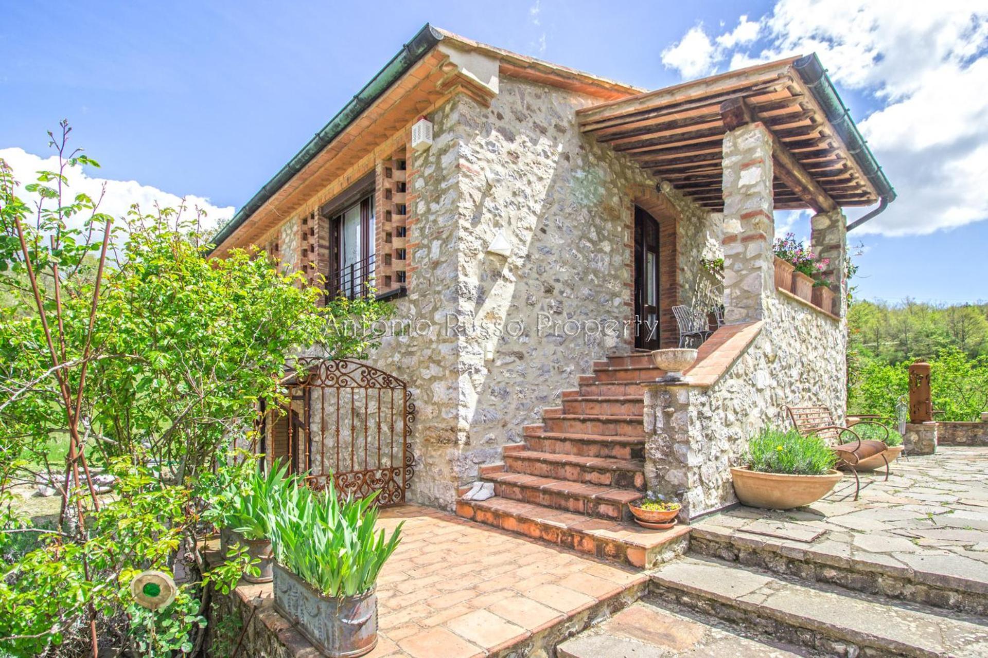 Ca'Novae - Tuscany Farmhouse Montieri Bagian luar foto