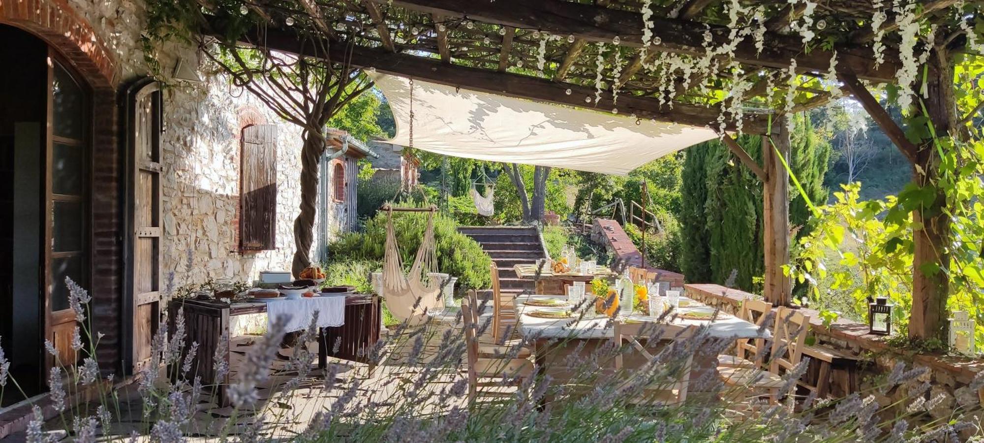 Ca'Novae - Tuscany Farmhouse Montieri Bagian luar foto